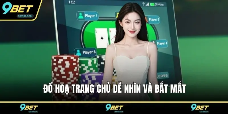 Đồ hoạ trang chủ dễ nhìn và bắt mắt